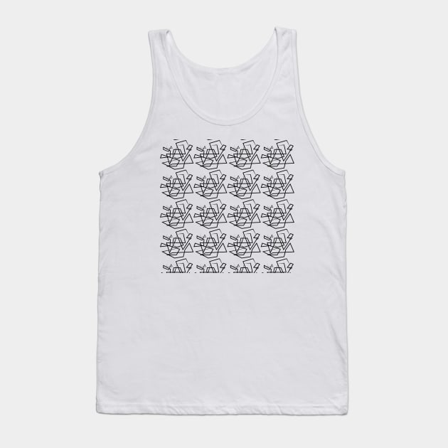 abstract lines pattern Tank Top by vixfx